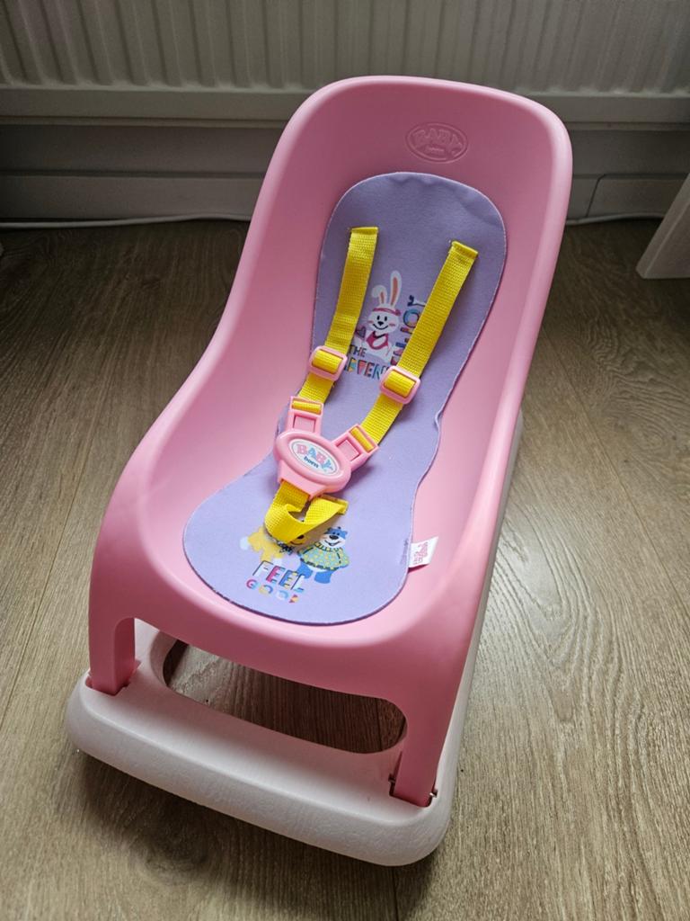 Wipstoel Baby Born, Kinderen en Baby's, Speelgoed | Poppen, Ophalen of Verzenden, Zo goed als nieuw, Babypop