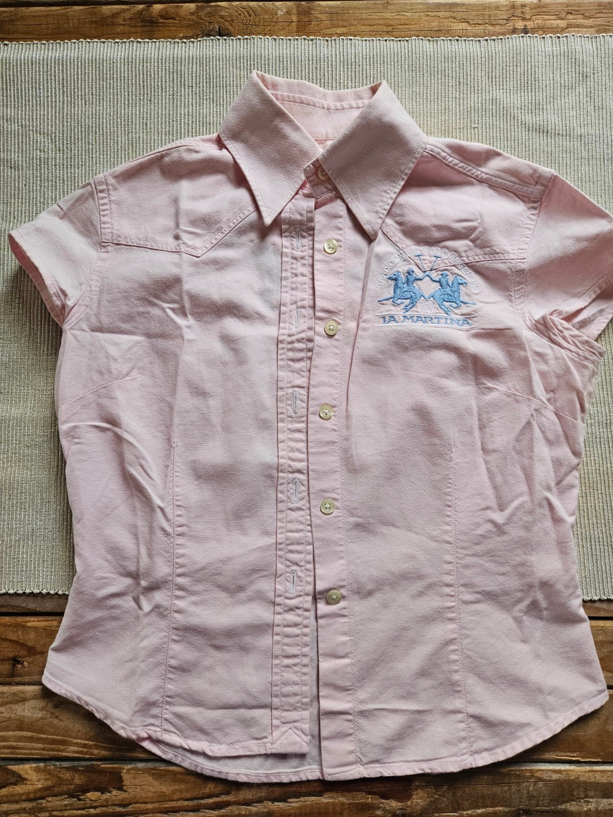 La Martina Original damesblouse, Ophalen of Verzenden, Zo goed als nieuw, La Martina, Roze