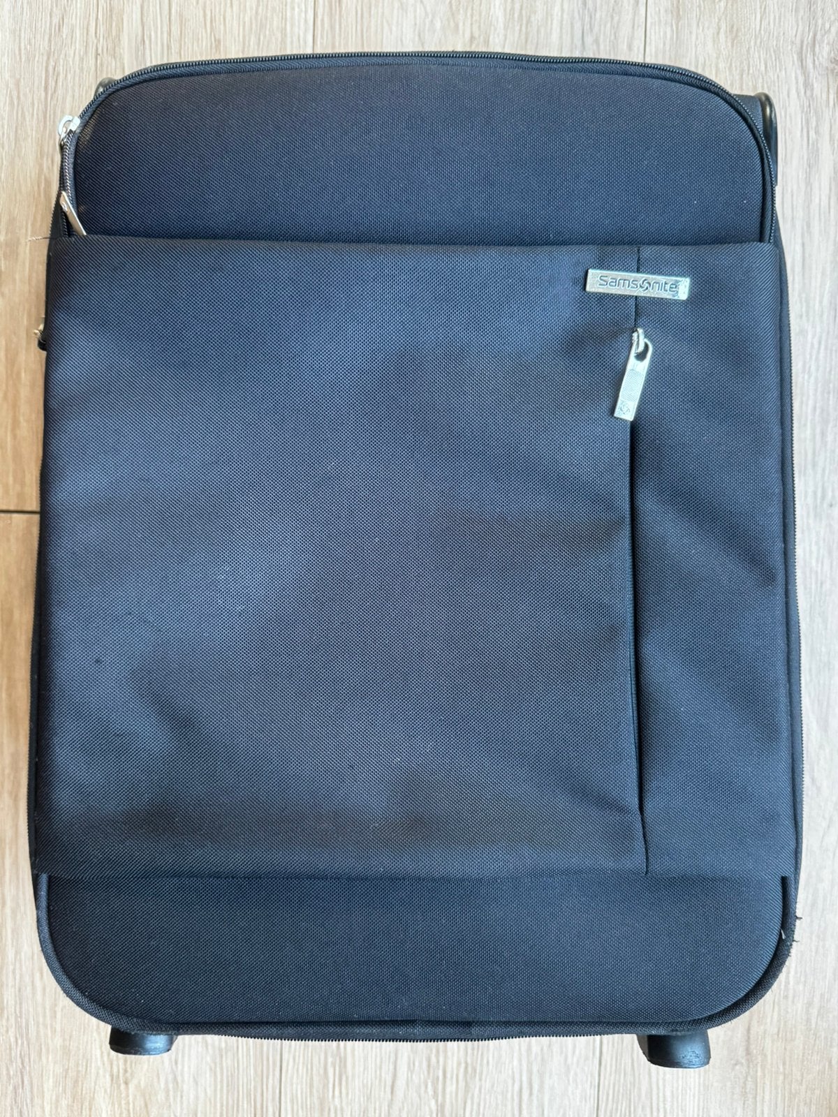 Samsonite trolley 55 cm, zwart, uitbreidbaar, 47 / 53 liter, Wieltjes, 50 tot 60 cm, Ophalen of Verzenden, Zo goed als nieuw