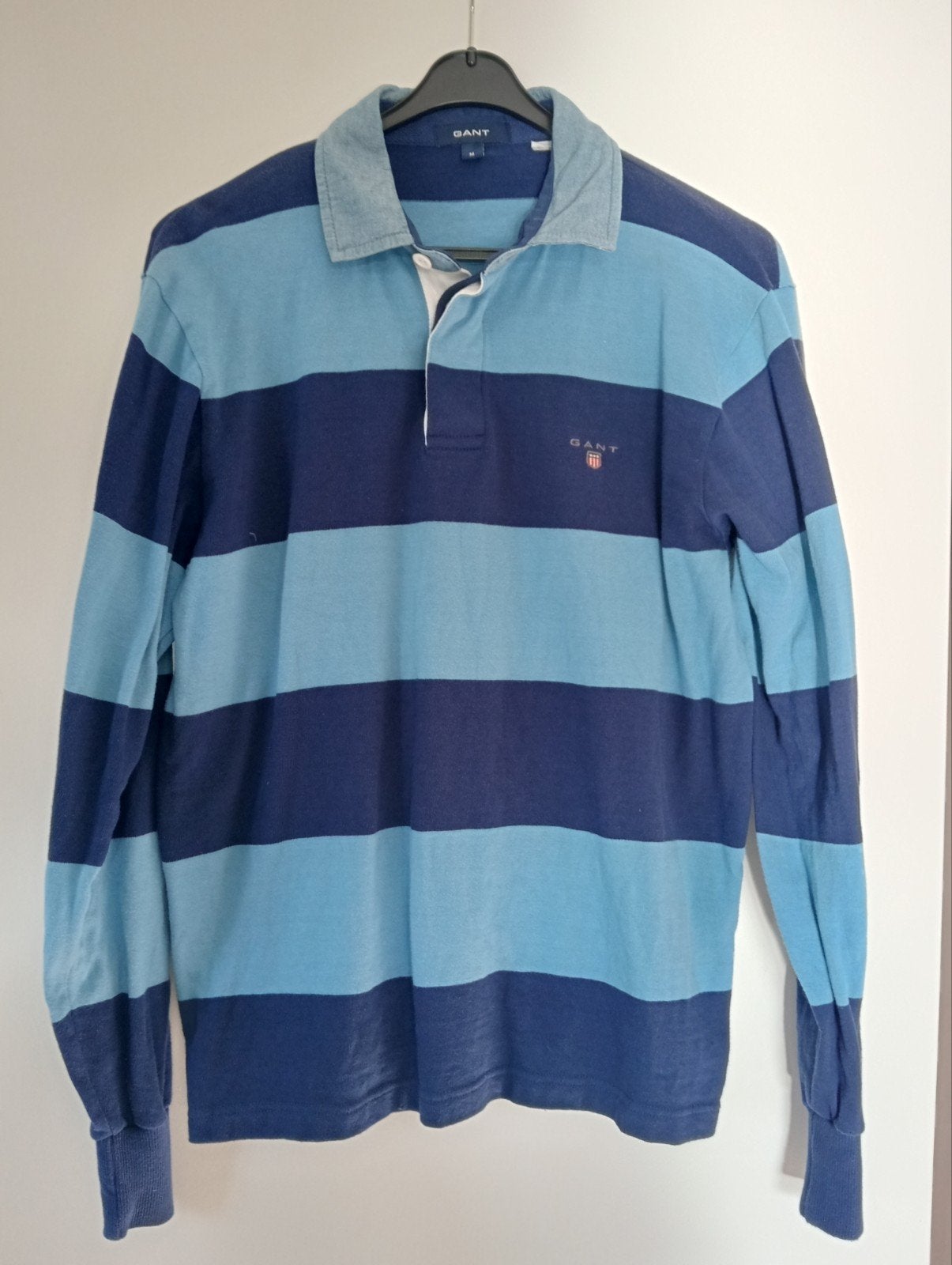 supermooie polo van Gant M, Ophalen of Verzenden, Zo goed als nieuw, Blauw, Giant