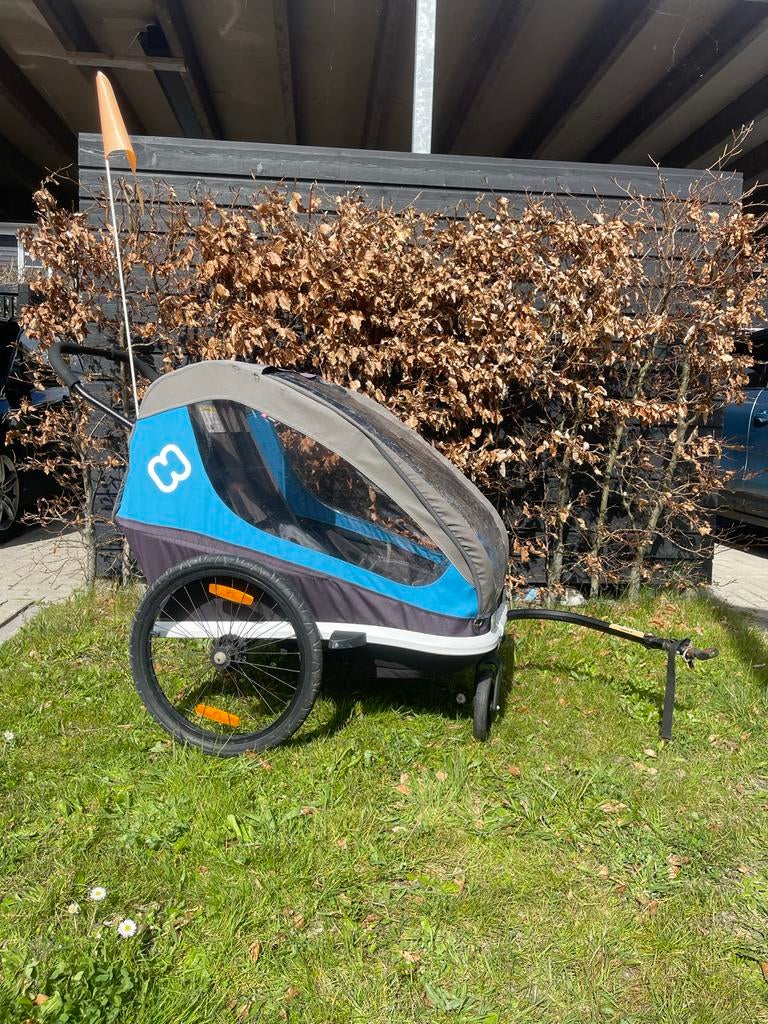 Hamar fietskar, Gebruikt, Opvouwbaar, Ophalen of Verzenden, Kinderkar