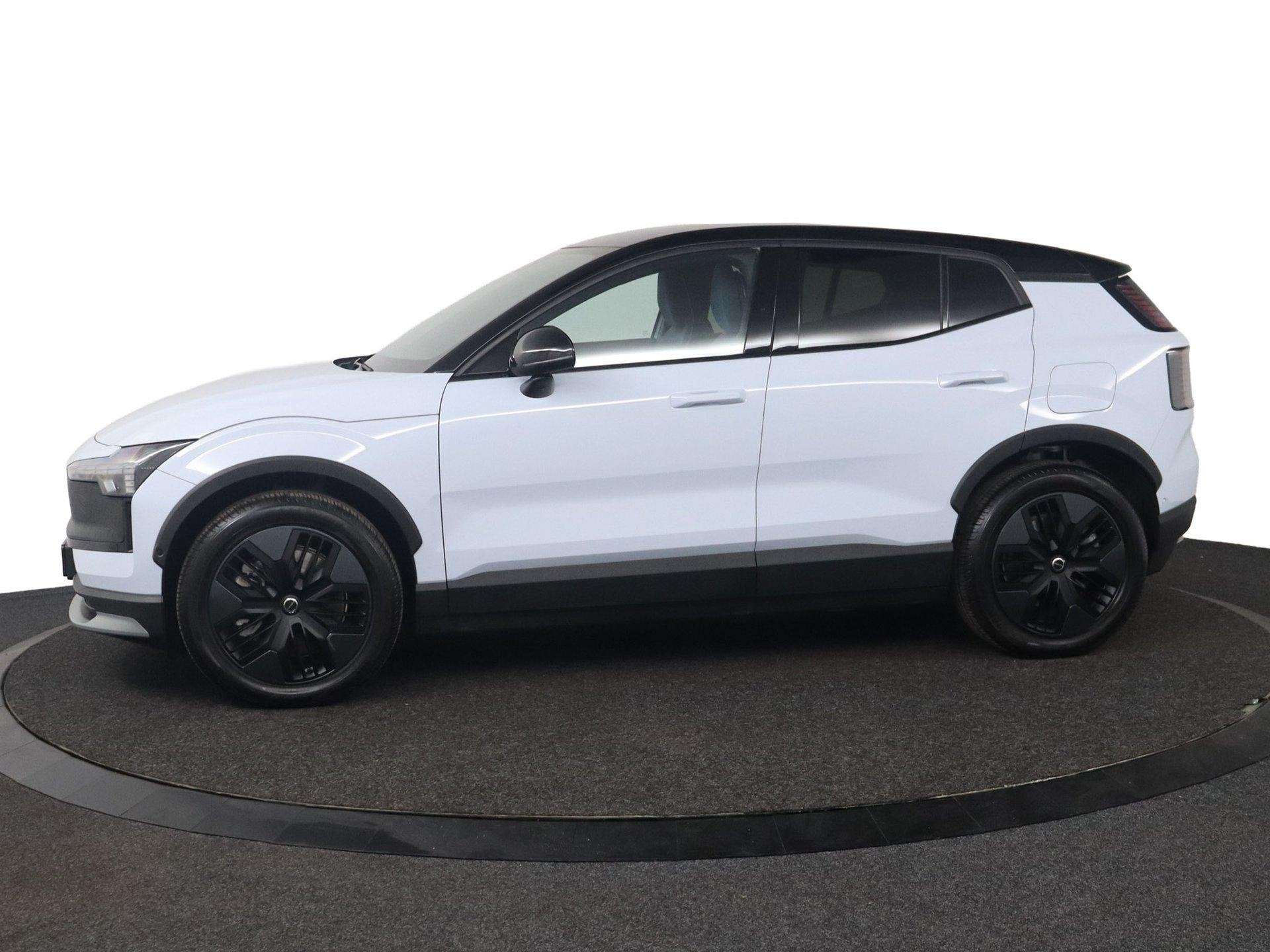 Volvo EX30 Cross Country Twin Motor Performance Ultra 69 kWh, Auto's, Automaat, Gebruikt, Blauw, Leder en Stof