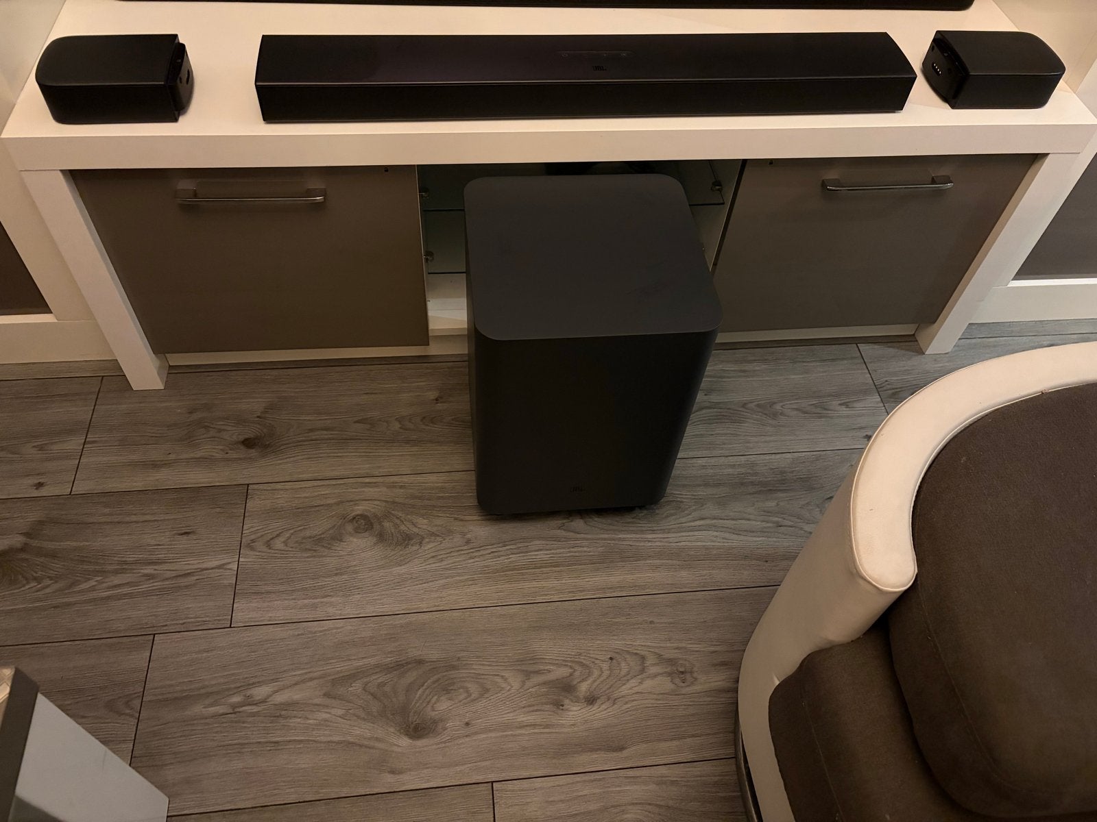 JBL Bar 9.1 Dolby Atmos Soundbar met afneembare speakers, Ophalen, Bluetooth, Zo goed als nieuw