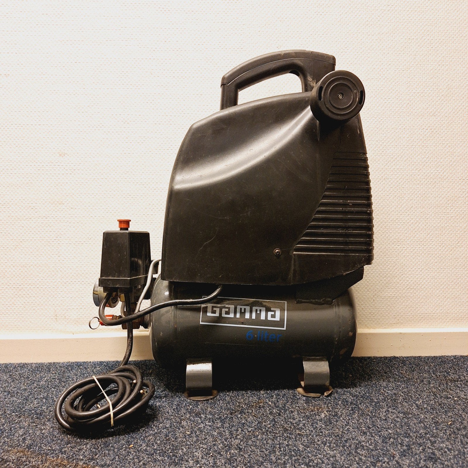Gamma CP-6 | Olievrije Compressor | 1100W | 6 liter, Gebruikt, ., Ophalen of Verzenden, .