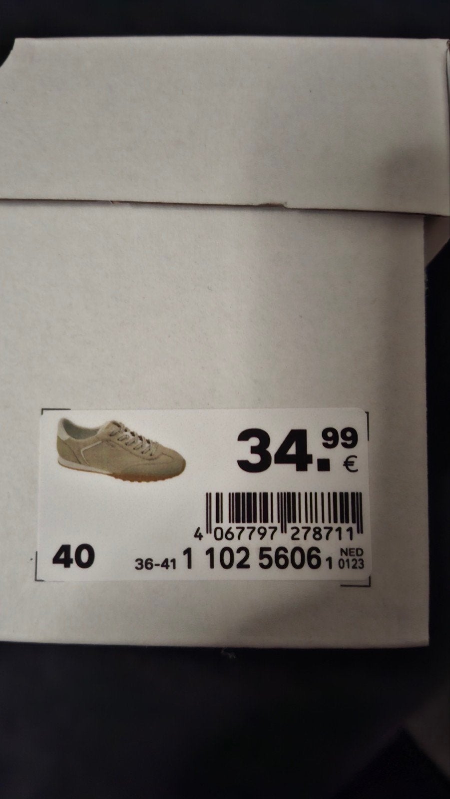 Esprit sneakers maat 40 - Nieuw in doos, Beige, Nieuw, Ophalen of Verzenden, Sneakers of Gympen