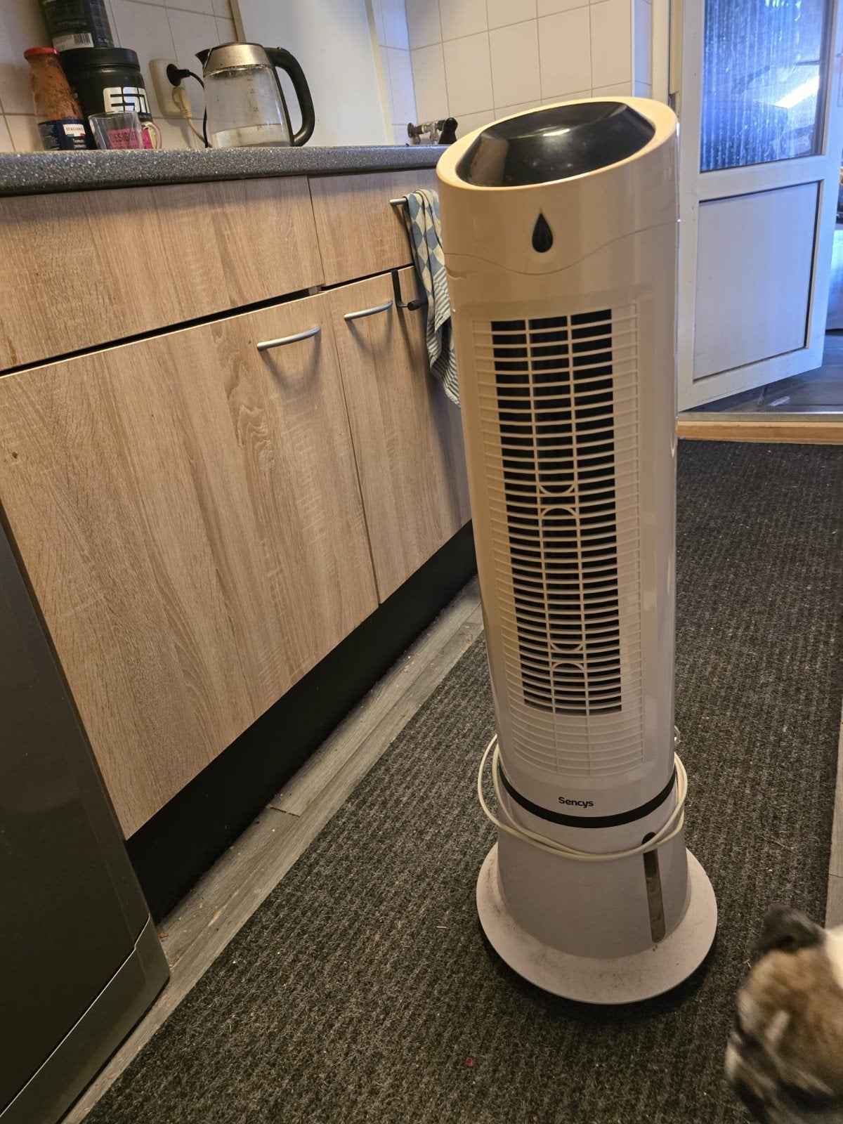 Sencys Torenventilator met Afstandsbediening en bevochti, Ophalen, Ventilator met afstandsbediening, Gebruikt, Torenventilator