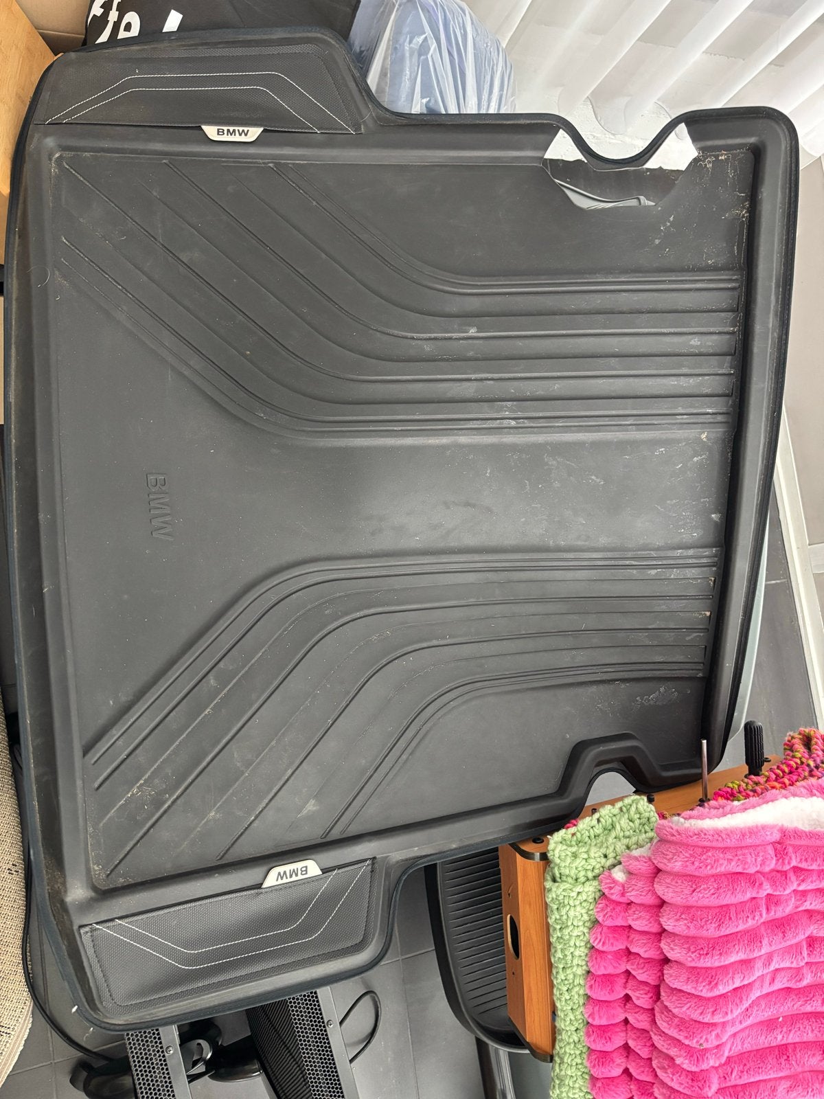 Originele BMW3 kofferbakmat (past ook in Seat Leon station), Auto diversen, Automatten, Ophalen, Gebruikt