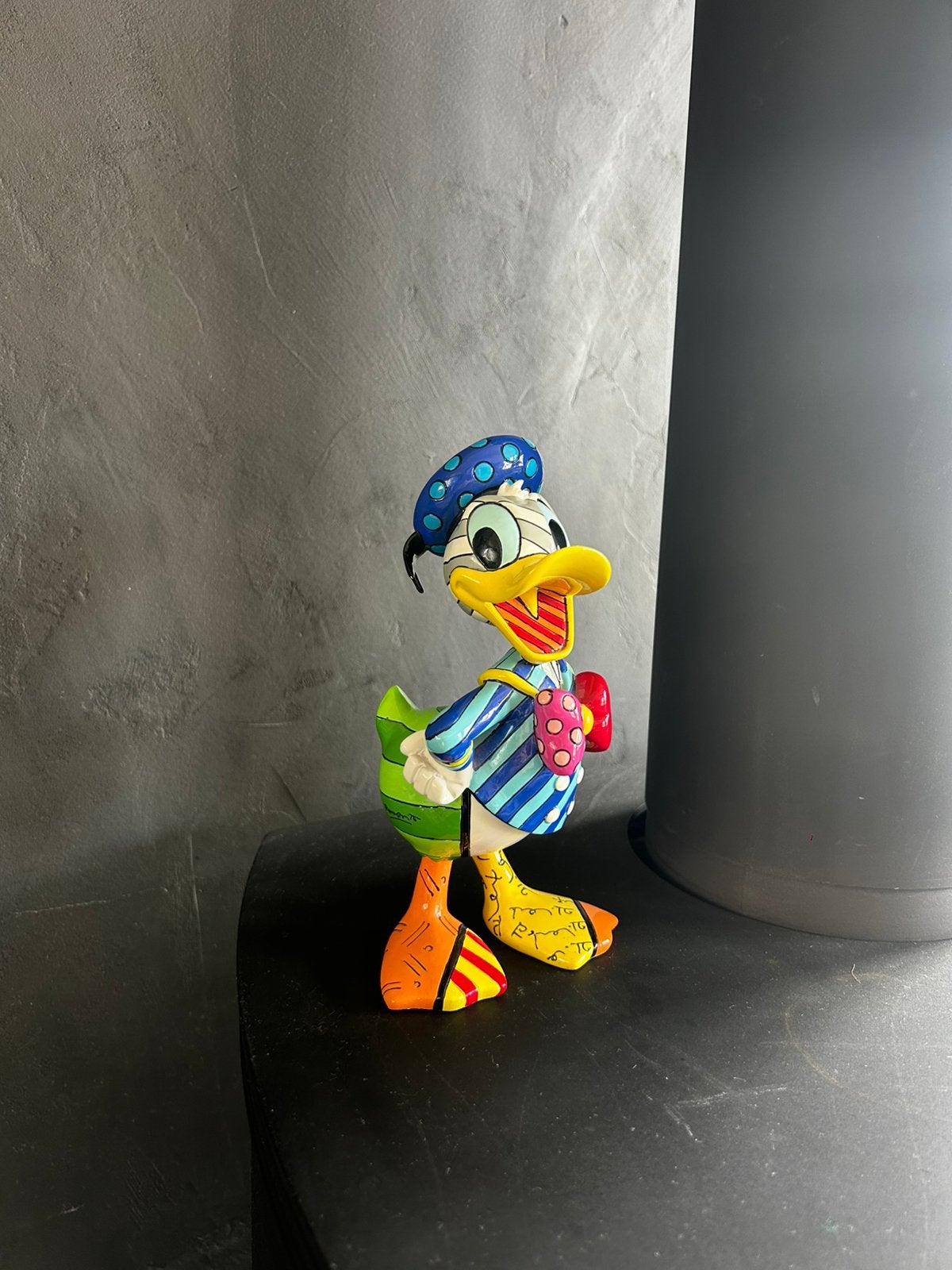 Britto Donald Duck verzamel item, Verzamelen, Ophalen of Verzenden, Donald Duck, Zo goed als nieuw, Beeldje of Figuurtje