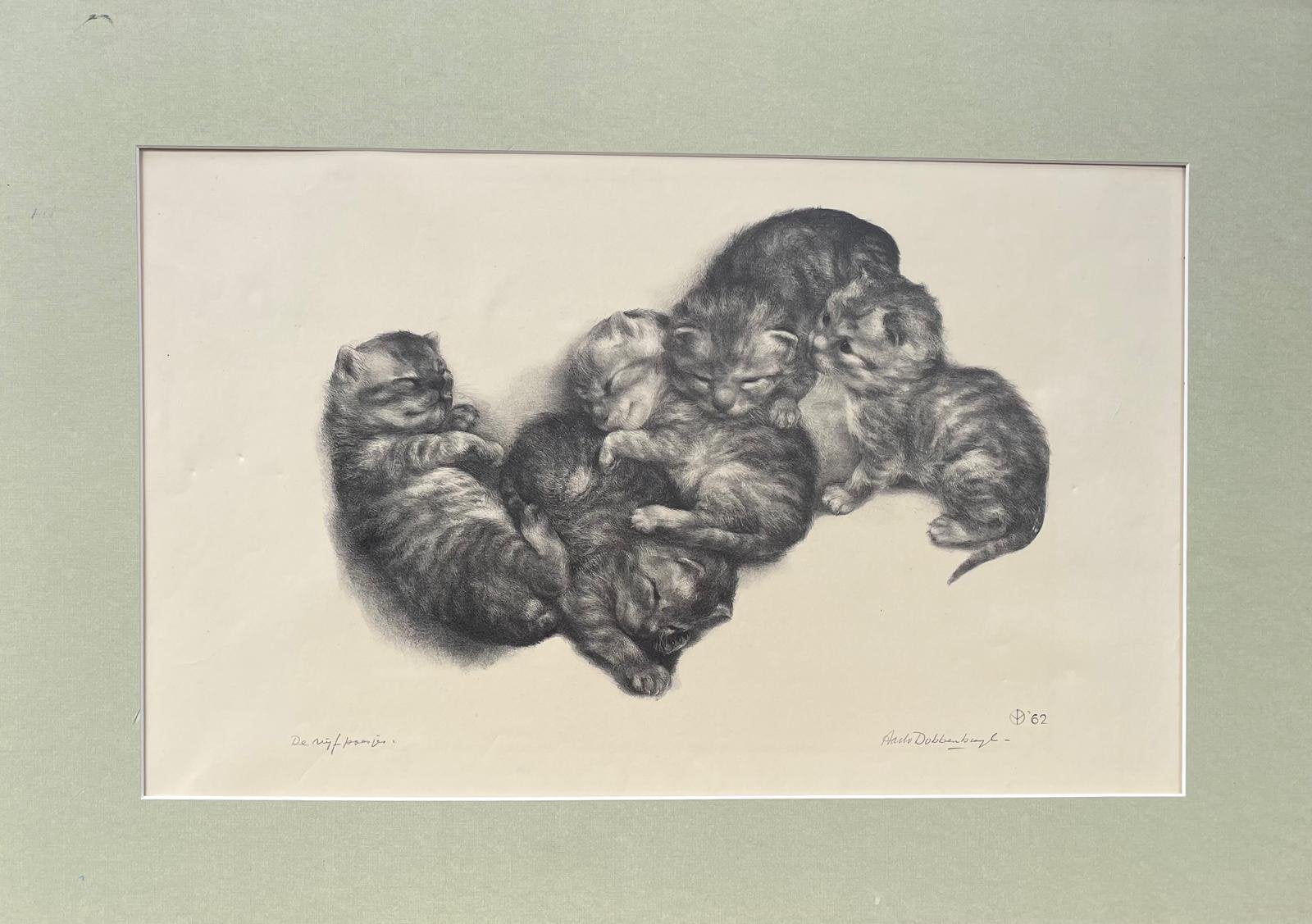 Aart van Dobbenburgh 1962, 70 cm, 1950 - 1999, Ophalen of Verzenden, Met passe-partout