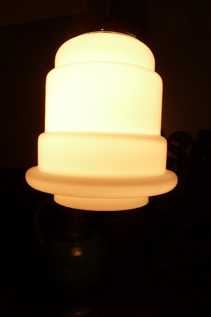 HANGLAMP,sixties,zeventies,SPACE AGE,POP,vintage, Huis en Inrichting, SIXTIES,ZEVENTIES,MID-CENTURY,SPACE AGE,POP, Gebruikt, Glas