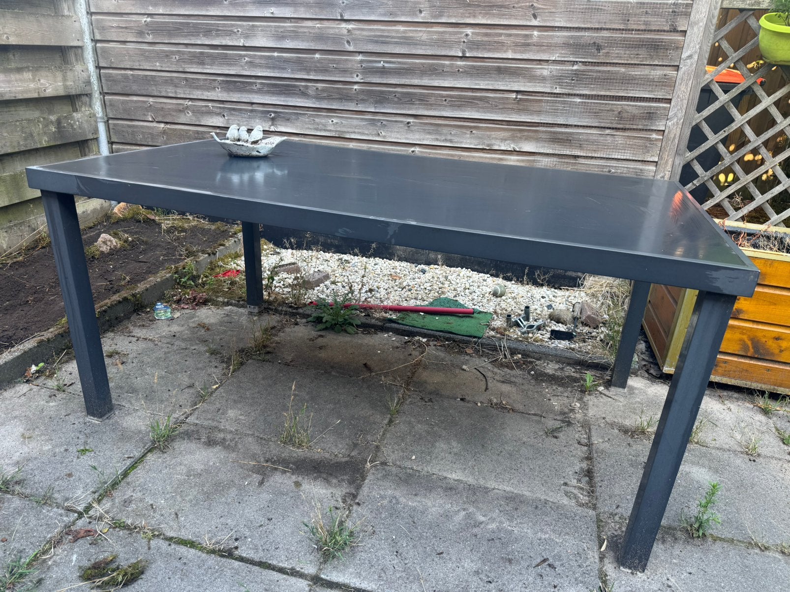 Tuin tafel Kees Smit, Tuin en Terras, Ophalen, Gebruikt, Rechthoekig, Aluminium