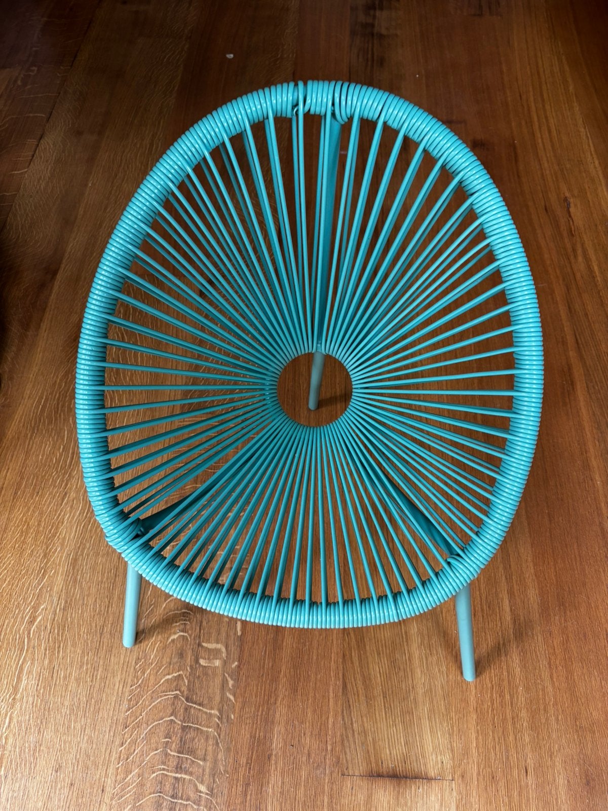 Acapulco kinderstoel - Turquoise, Ophalen, Kunststof, Gebruikt, Overige kleuren