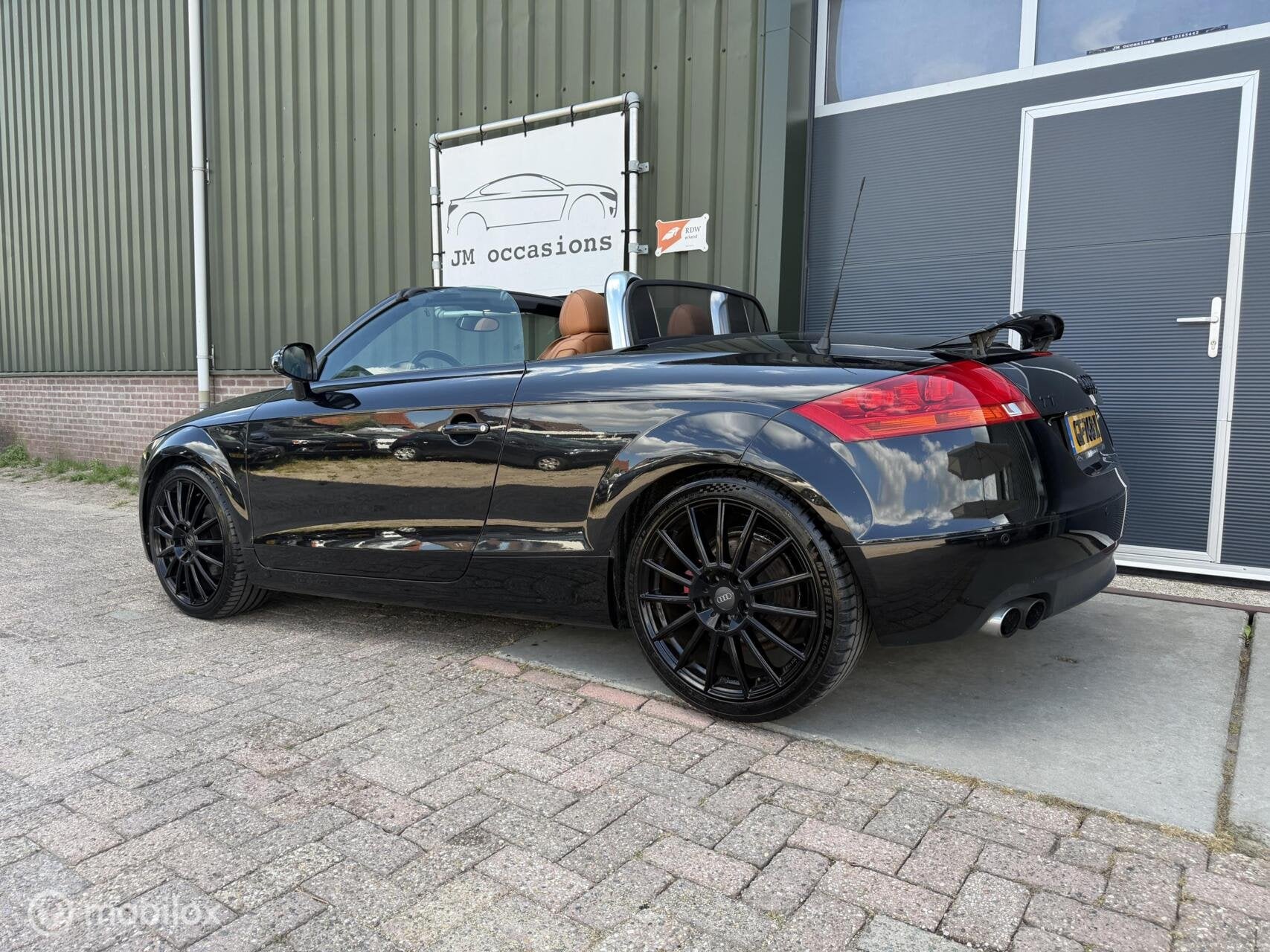 Audi TT Roadster 2.0 TFSI|Leder|CarPlay|Cruise|Clima|Stoel v, Auto's, Audi, TT, Gebruikt, 4 cilinders, Zwart