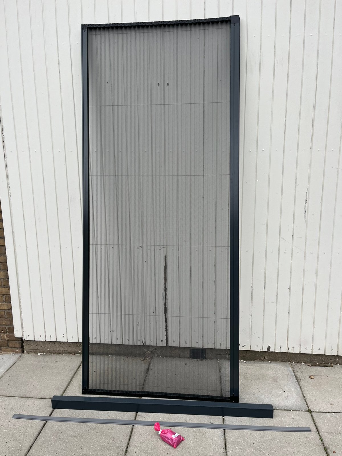 Luxaflex hordeur in plissé (nieuw) 232x96, 200 cm of meer, Nieuw, Grijs, 50 tot 100 cm