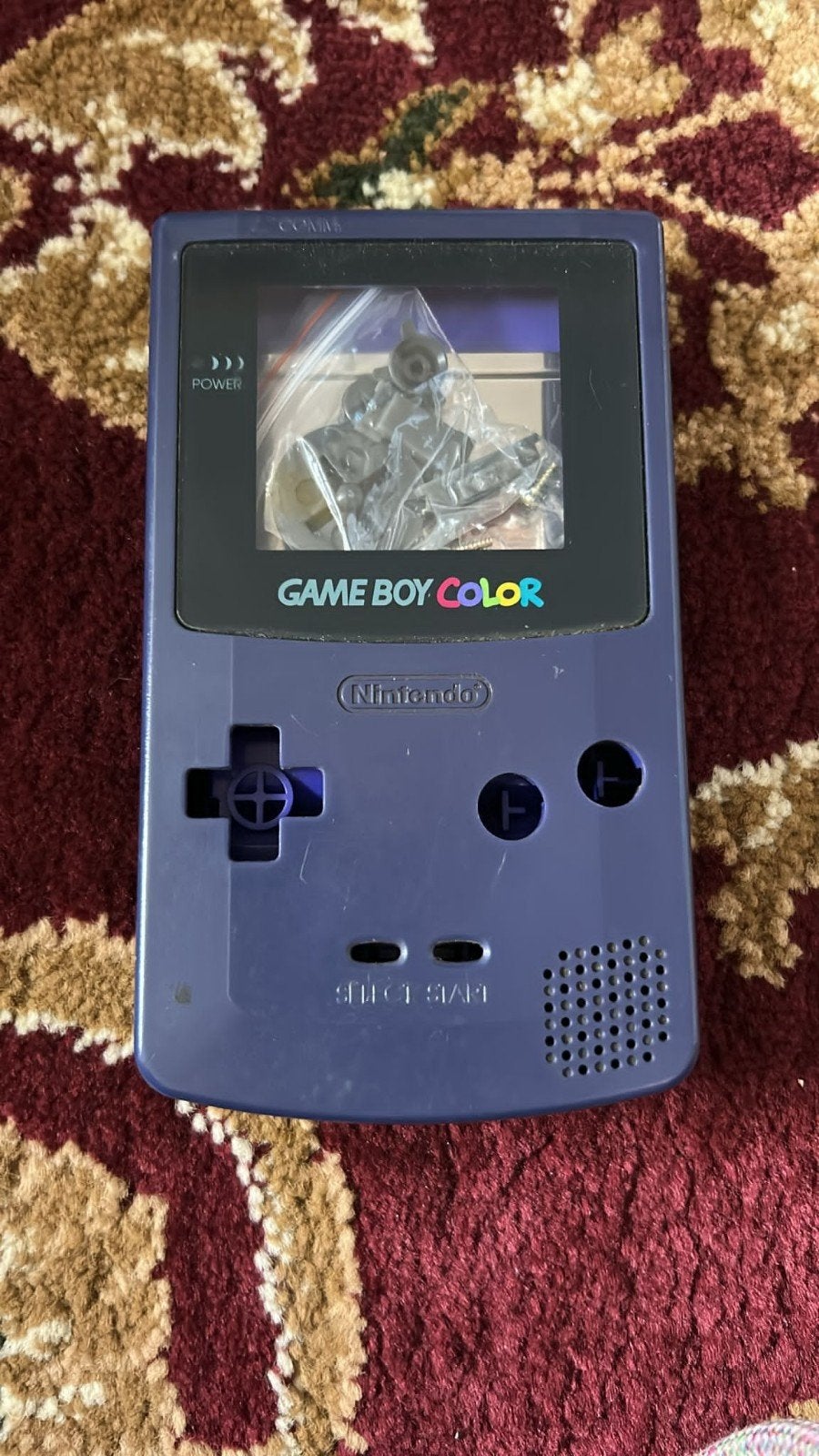 Nintendo Game Boy Color case/shell Paars, Spelcomputers en Games, Games | Nintendo Game Boy, 1 speler, Ophalen of Verzenden, Niet werkend