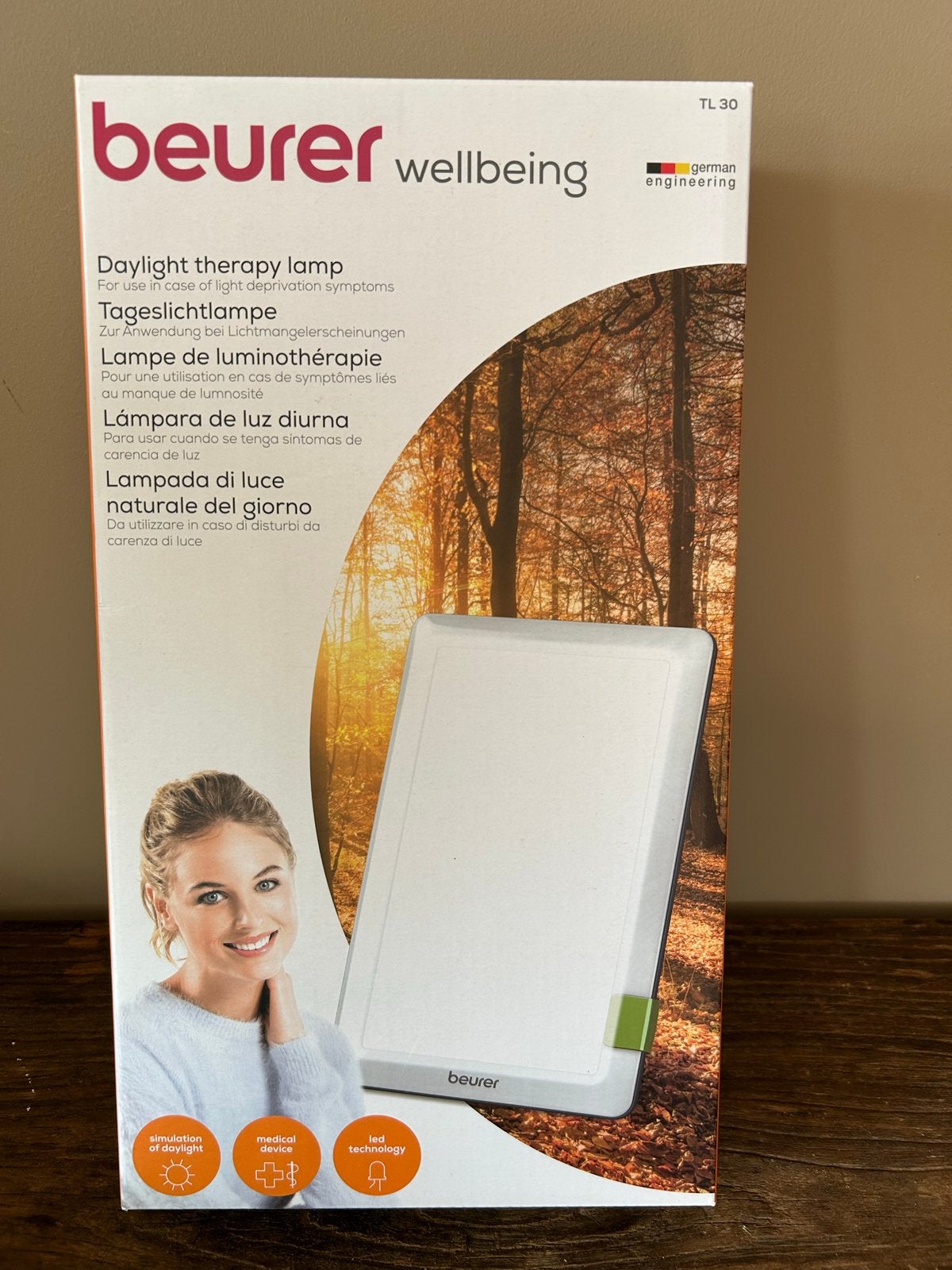 Beurer TL 30 Daglichtlamp - Lichttherapie voor welzijn, Ophalen of Verzenden, Zo goed als nieuw, Overige typen