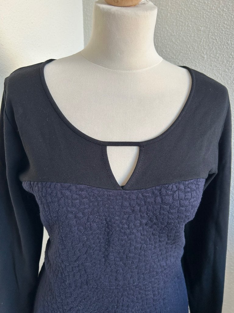 Juffrouw Jansen maat XXL zwarte elegante jurk 2960, Juffrouw Jansen, Zwart, Maat 46/48 (XL) of groter, Juffrouw Jansen