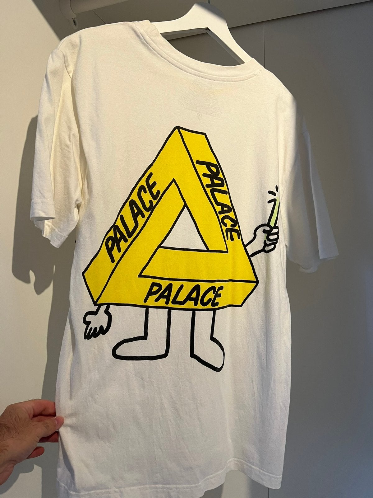 Palace Skateboards Glowstick tee Medium, Ophalen of Verzenden, Zo goed als nieuw, Maat 48/50 (M), Zwart