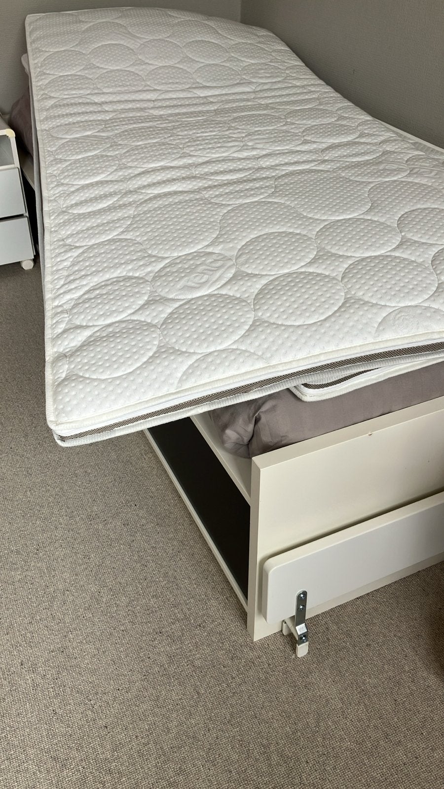 Hn8 Schlafsysteme 7-zones gelschuim topper 90x200 cm, Ophalen, 90 cm, Eenpersoons, Nieuw
