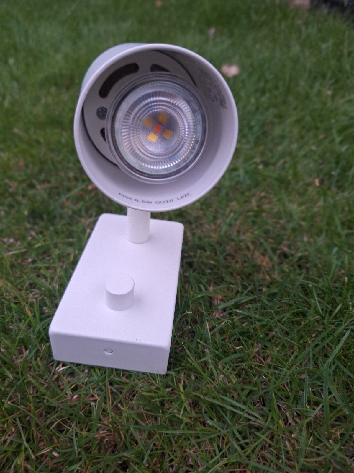 2x Ikea Nymåne spot met dimmer, GU10 aansluiting, Huis en Inrichting, Lampen | Spots, Ophalen, GU10, Zo goed als nieuw, Metaal