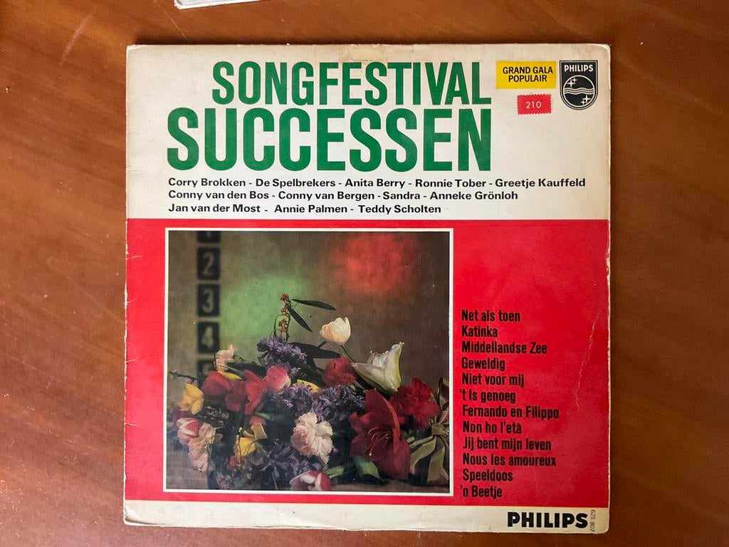 LP Songfestival Successen, gaaf, Ophalen of Verzenden, Zo goed als nieuw