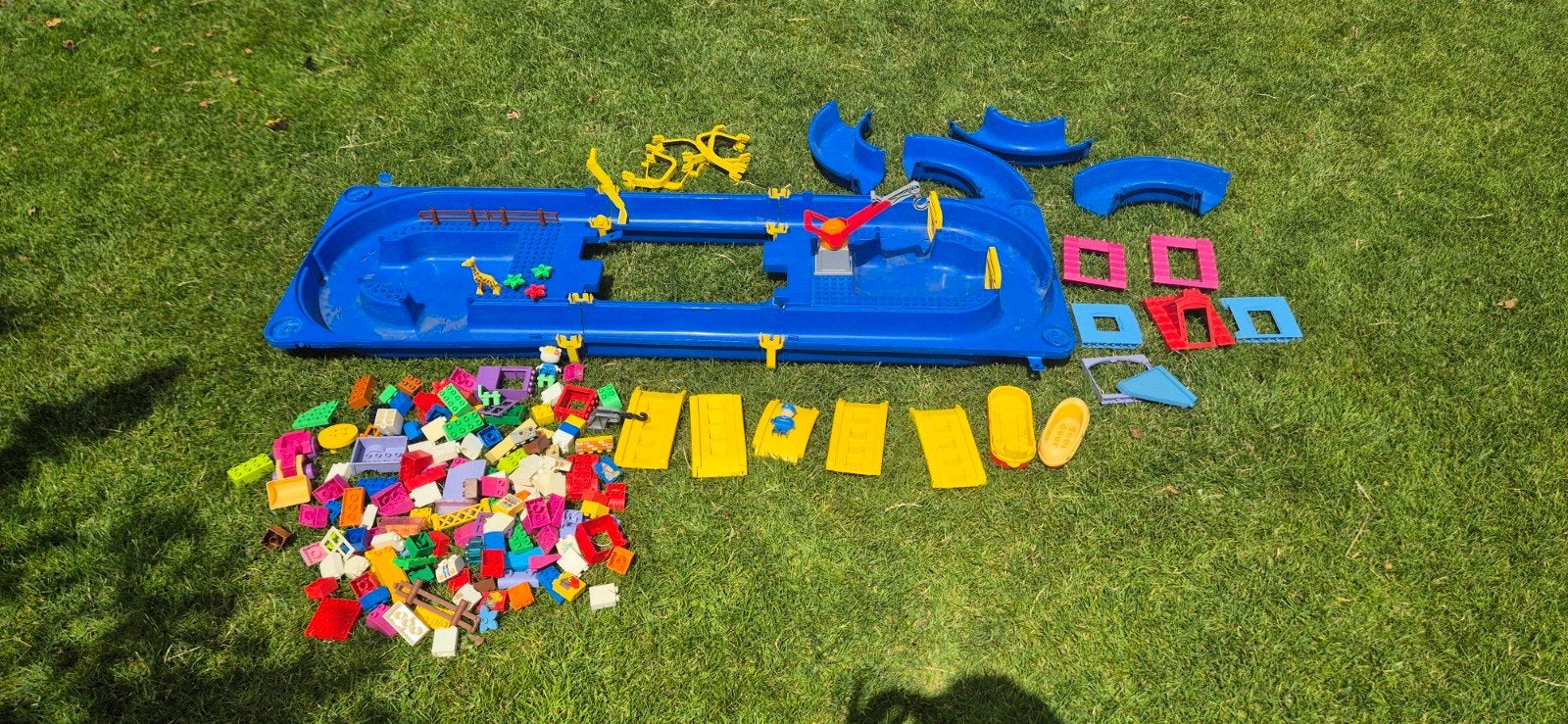 Waterbaan met extra Duplo blokken (waterplay), Ophalen, Gebruikt, Duplo