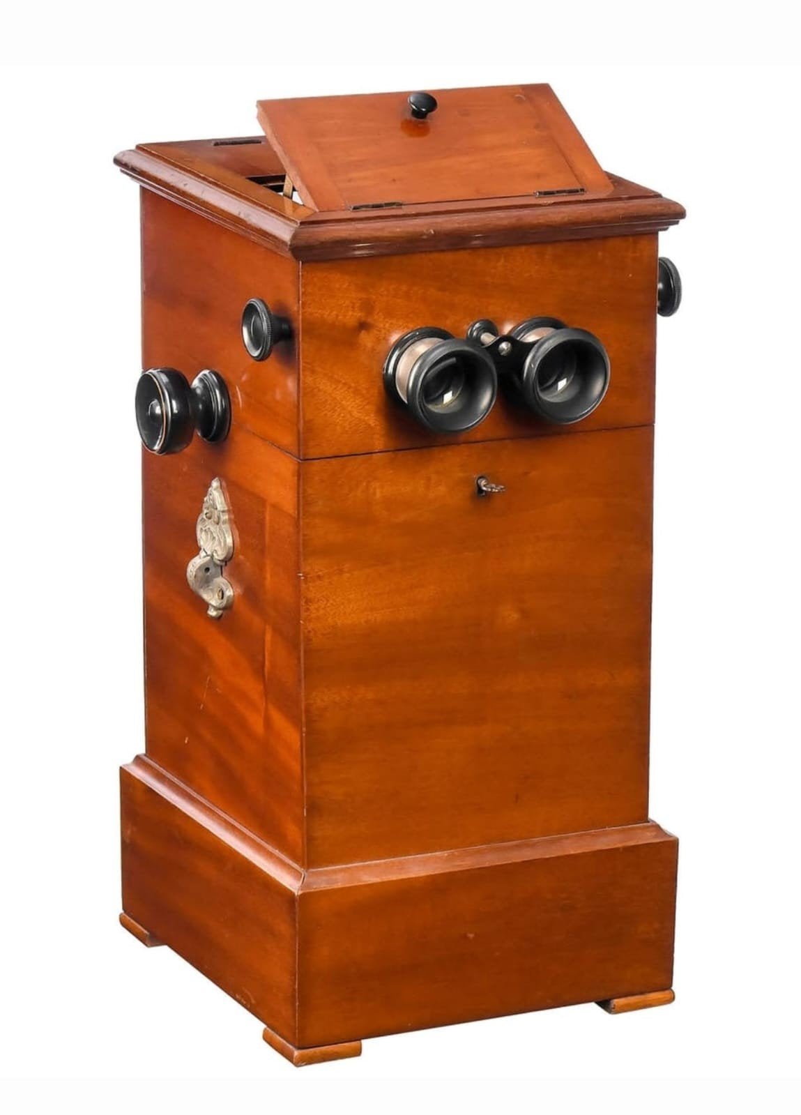 Table-top series stereo viewer, Ophalen, 2 klavieren, Orgel