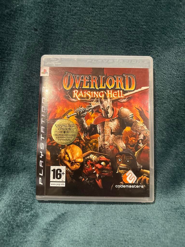 Overlord Raising Hell PS3 - Actie/RPG met uitbreiding, Gebruikt, 2 spelers, Eén computer, Ophalen of Verzenden
