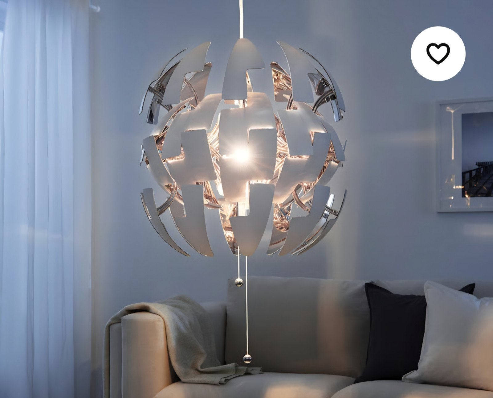 Ikea lamp groot 52cm, Ophalen, Kunststof