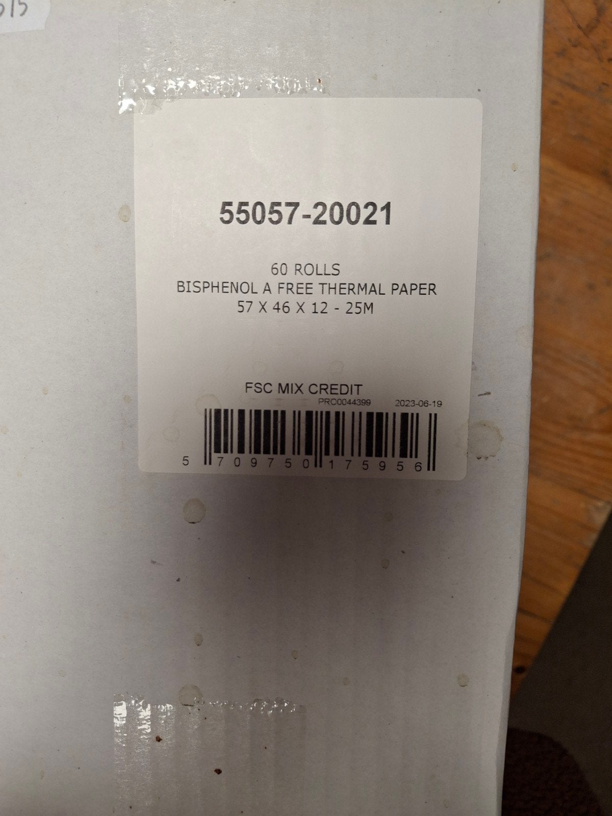 Thermo-rollen 60 stuks, Nieuw, 64 GB, Ophalen, 10 inch