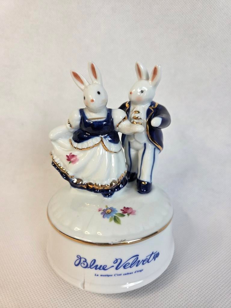 1987 Japanese Rabbit Dancers Music Box, Ophalen of Verzenden