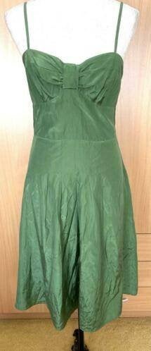 Steps jurk maat 36 groen, Kleding | Dames, Jurken, Ophalen of Verzenden, Zo goed als nieuw, Knielengte, Maat 36 (S)