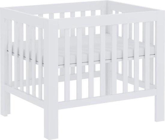 Complete babybox set: box + matras + Baby’s Only boxkleed, Ophalen, Zo goed als nieuw, Rechthoekig, In hoogte verstelbaar