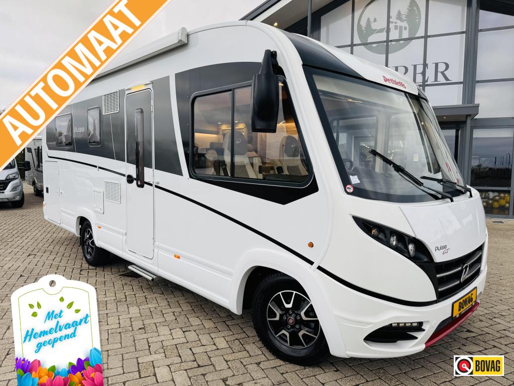 Dethleffs Pulse GT 7057 I Automaat Queensbed 2021, Caravans en Kamperen, Campers, Standaard zit, Ringverwarming, Fiat, Diesel