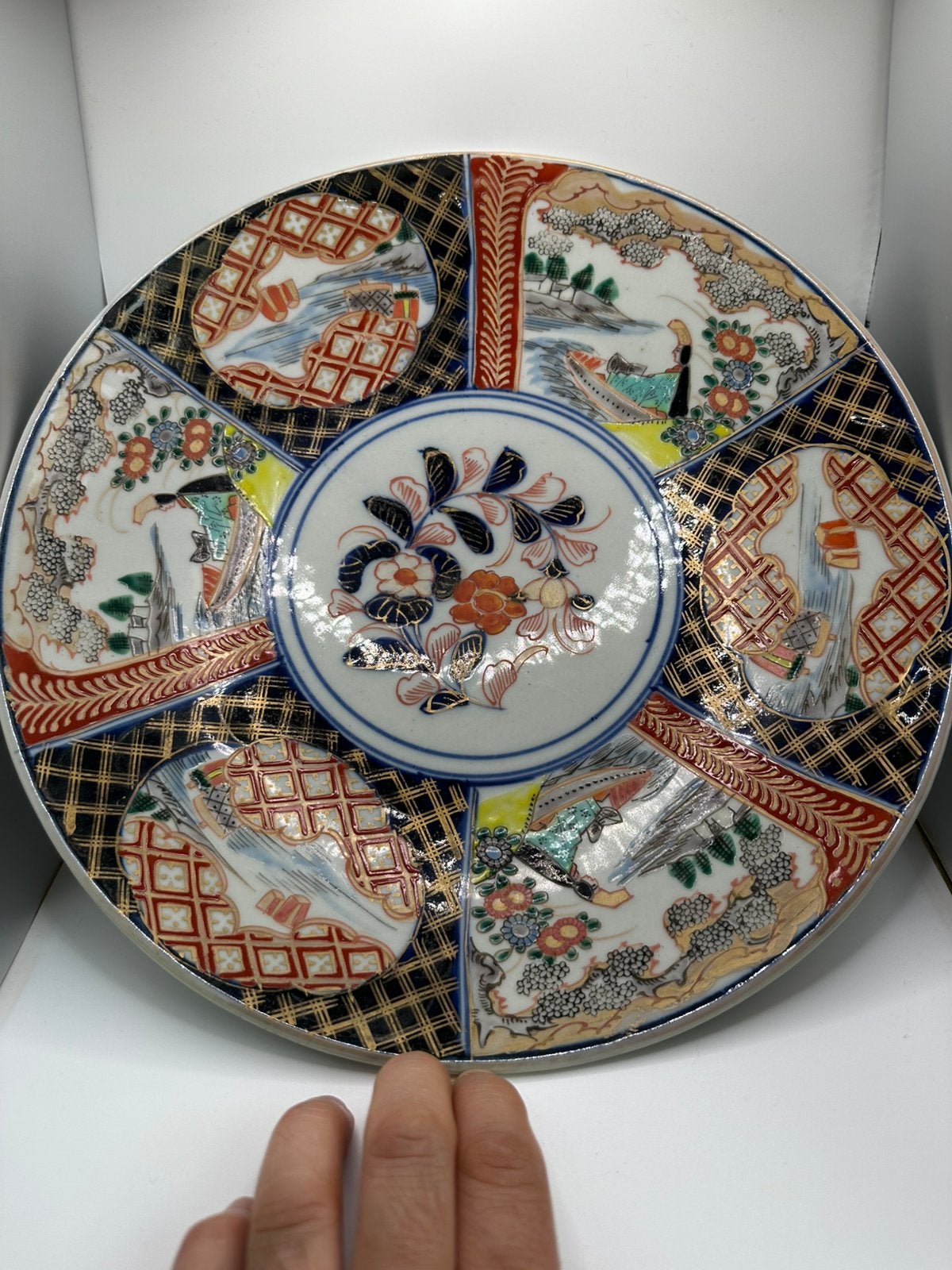 Japanse antieke imari bord, Antiek en Kunst, Ophalen of Verzenden