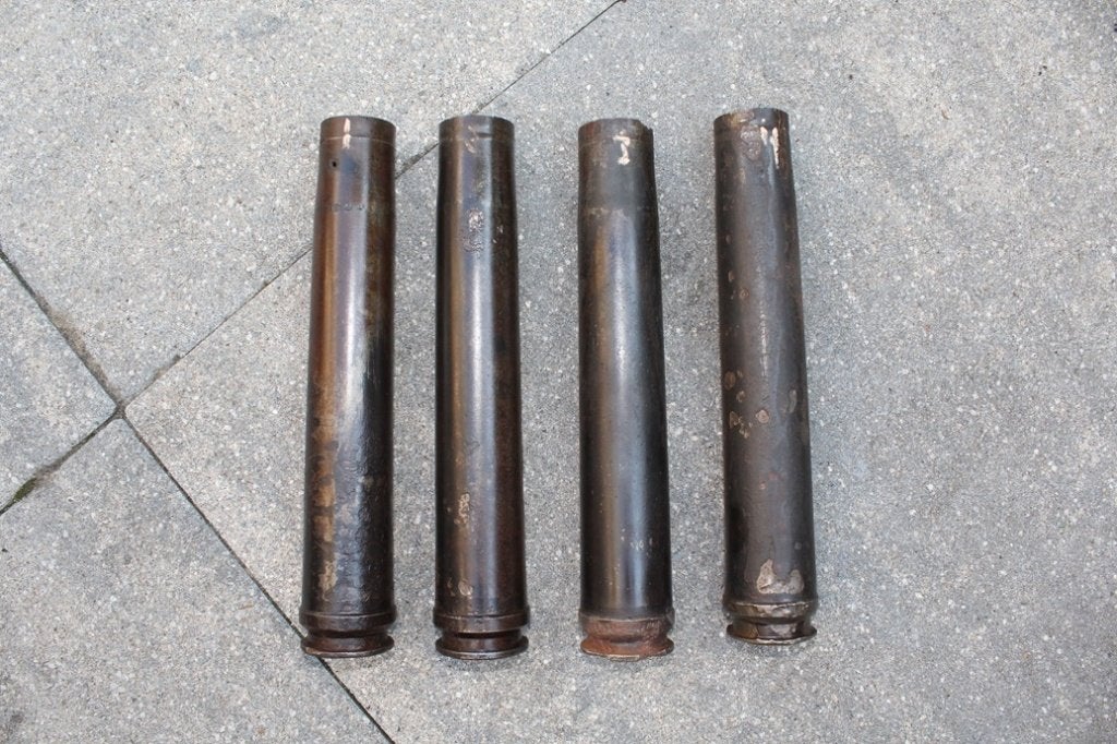 Flak 3,7cm  stalen hulzen, Verzenden, Amerika, Hulzen of Bodemvondsten
