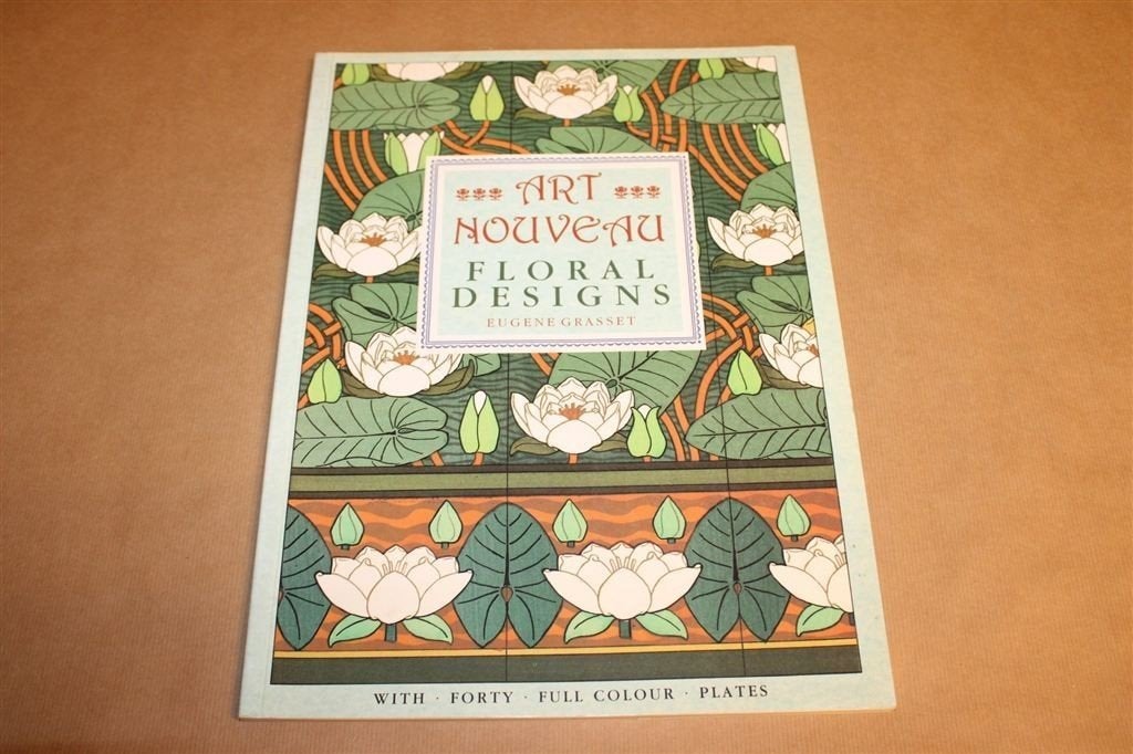 Art Nouveau Floral Designs — 40 Grote Decoratieve Platen, Ophalen of Verzenden, Gelezen