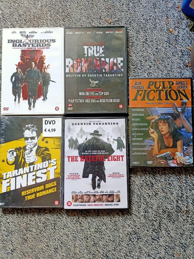 Quentin Tarantino Actie: 4 topfilms voor €10, Alle leeftijden, Ophalen of Verzenden, Zo goed als nieuw, Actiethriller