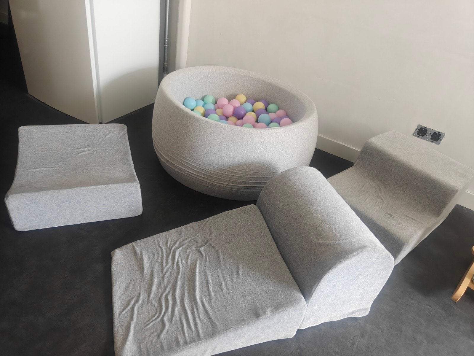 Zachte speelblokken en ballenbak voor kinderen, Kinderen en Baby's, Speelgoed | Babyspeelgoed, Ophalen, Gebruikt, Overige typen