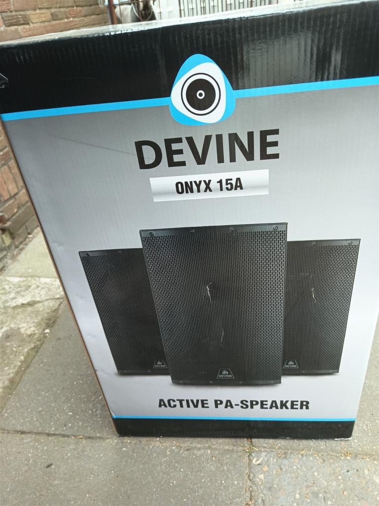 Devine Onyx 15A Actieve PA-speaker - Nieuw in doos, Muziek en Instrumenten, Ophalen, Minder dan 500 watt, P.A.