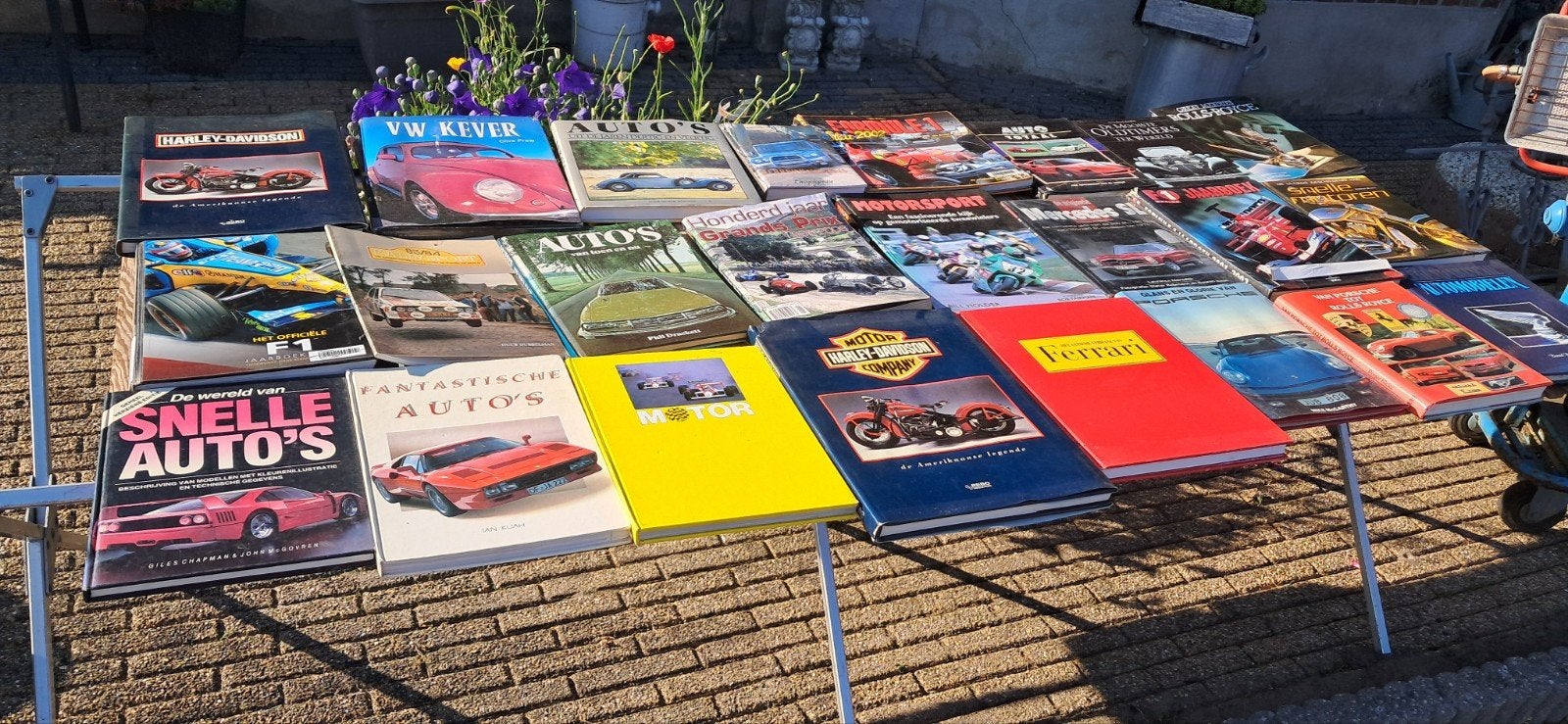 Grote collectie auto- en motorsport boeken, Ophalen, Gelezen, Ferrari, Diverse auteurs