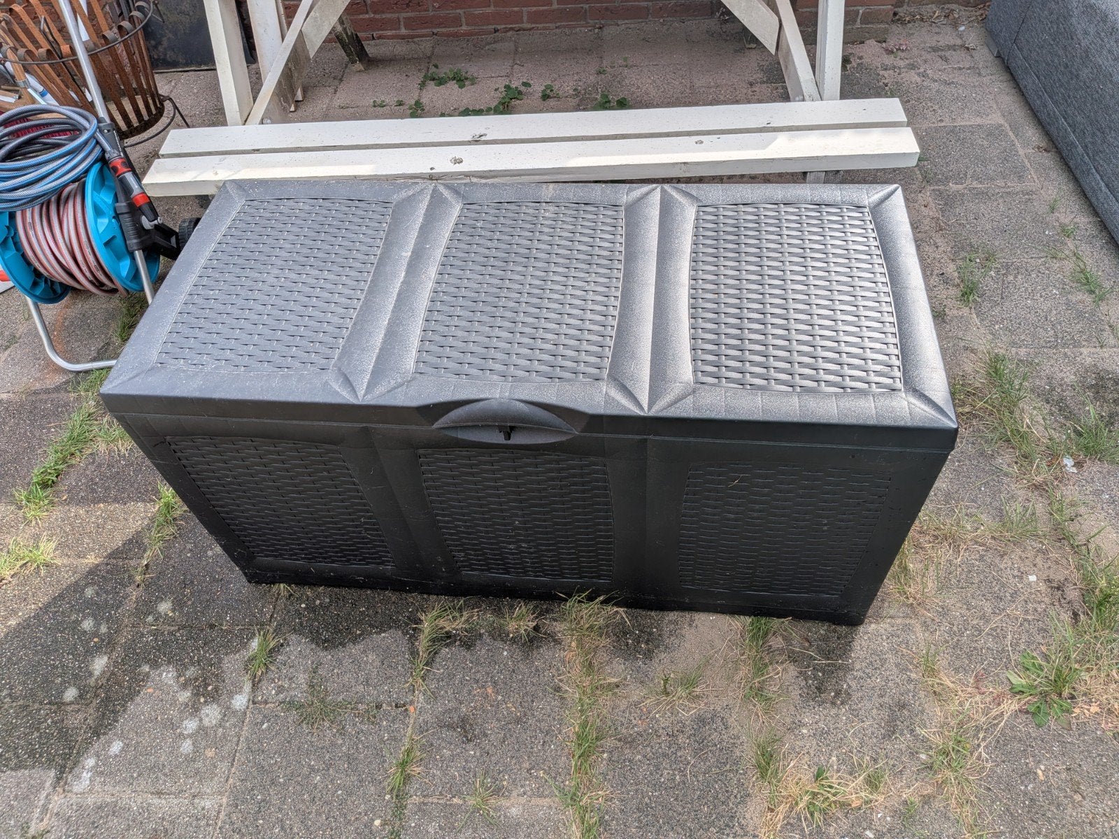 Opbergkist voor tuinkussens, tuin benodigdheden, Tuin en Terras, Ophalen, Zo goed als nieuw, Kunststof, Overige typen