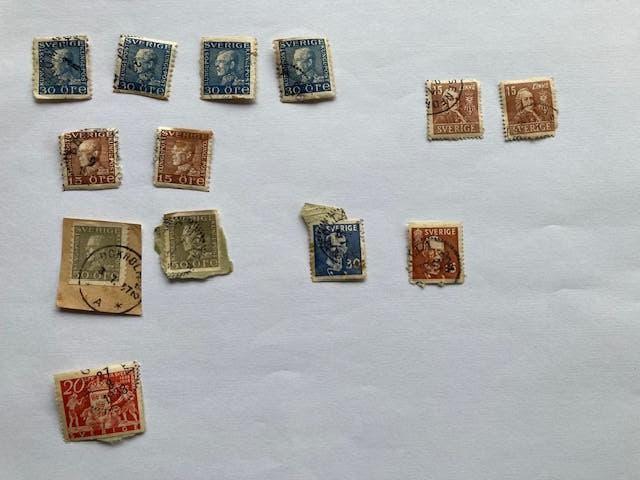 postzegels Zweden, Postzegels en Munten, Ophalen of Verzenden, Zweden, Gestempeld
