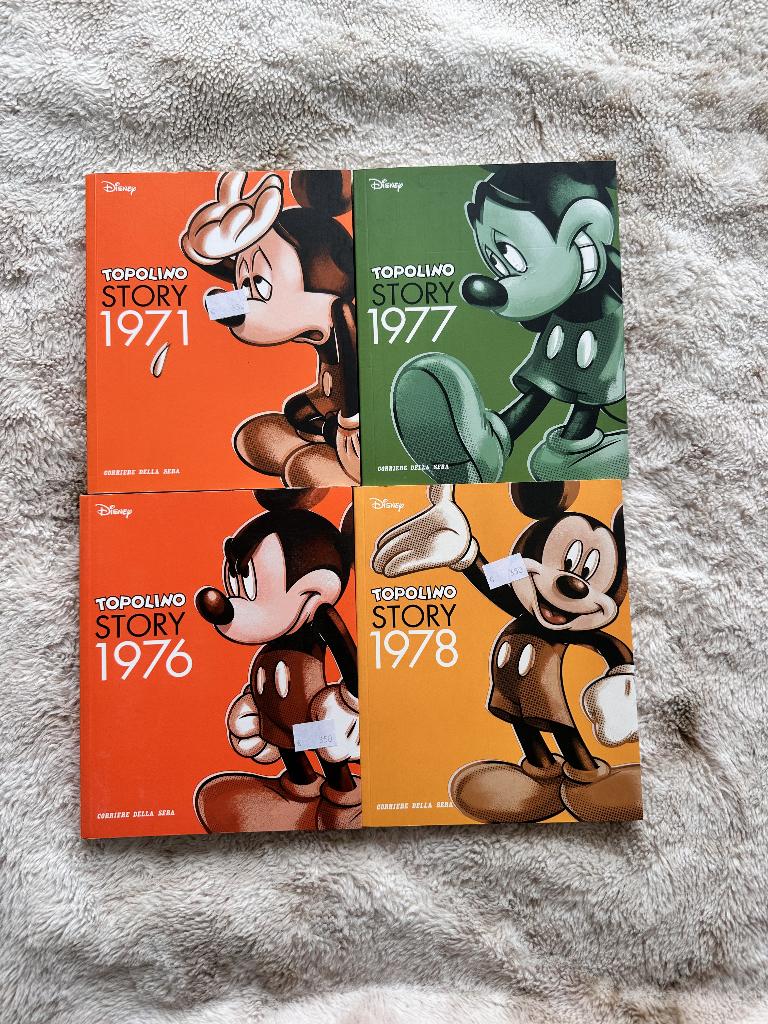 Italiaanse stripboeken Mickey Mouse, Meerdere stripboeken, Ophalen of Verzenden, Zo goed als nieuw