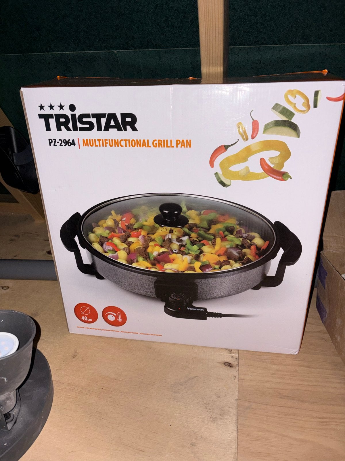 Tristar PZ-2964 Multifunctionele Grillpan - Nieuw in doos, Witgoed en Apparatuur, Ophalen of Verzenden, Nieuw, Tafelgrill