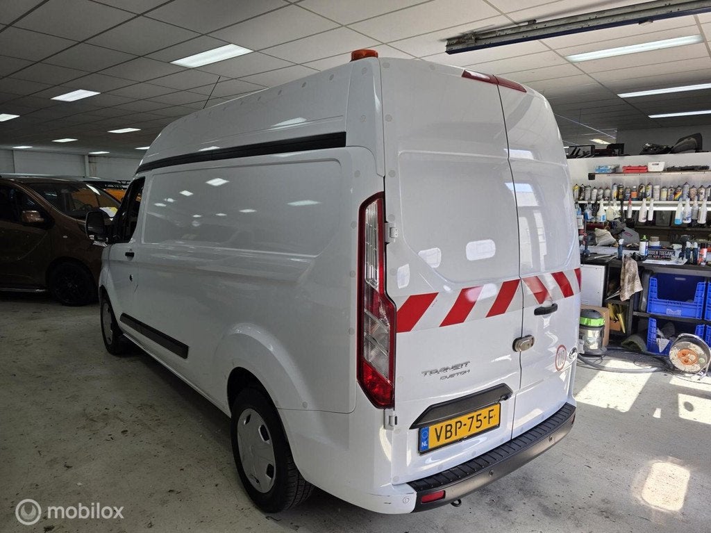Ford Transit Custom 320 2.0 TDCI L2H2 Airco Cruise, Auto's, Gebruikt, 4 cilinders, Wit, Origineel Nederlands