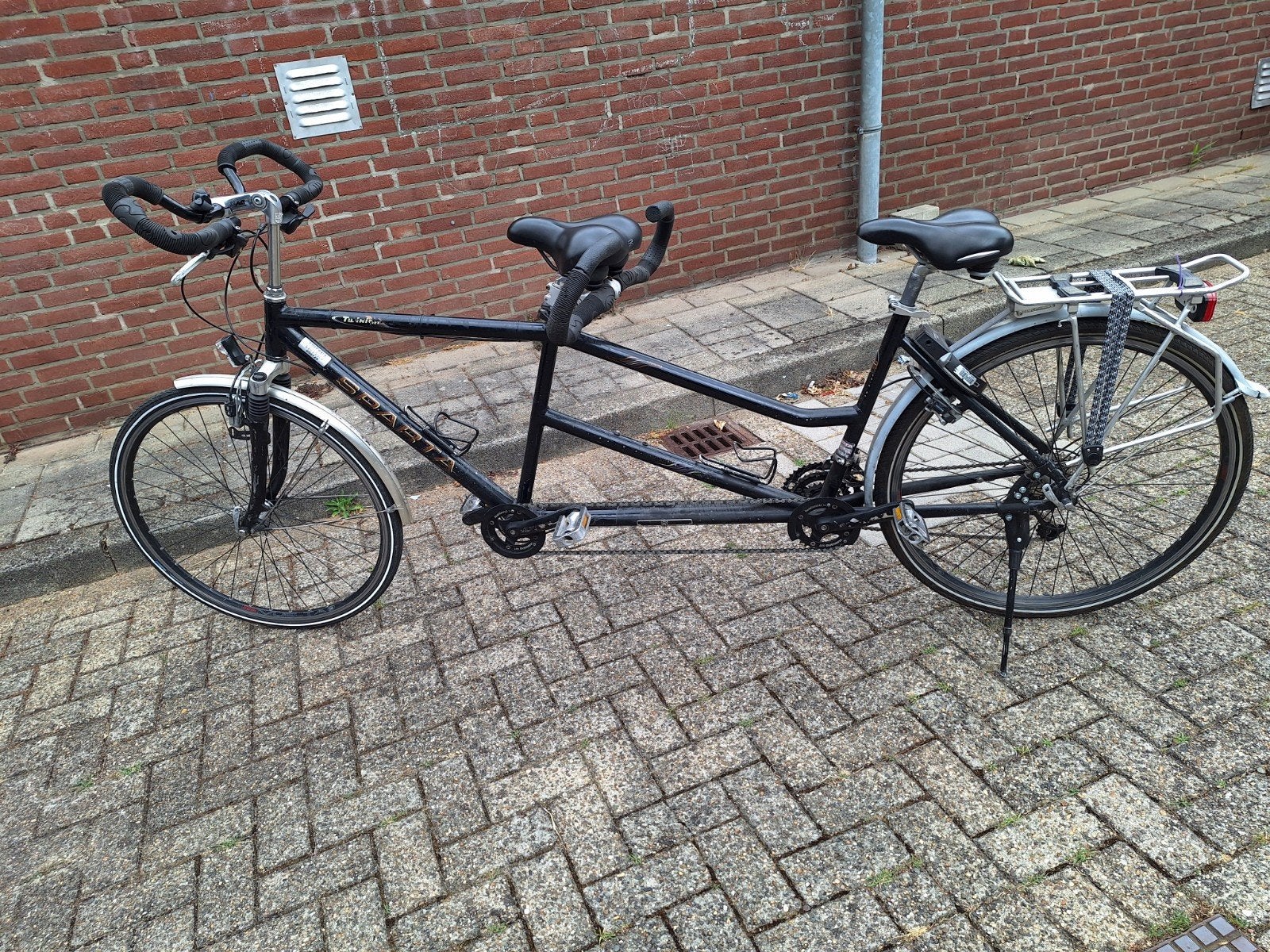 Gezellig samen fietsen op een fiets, 55 cm of meer, Ophalen, Gebruikt, Minder dan 10 versnellingen