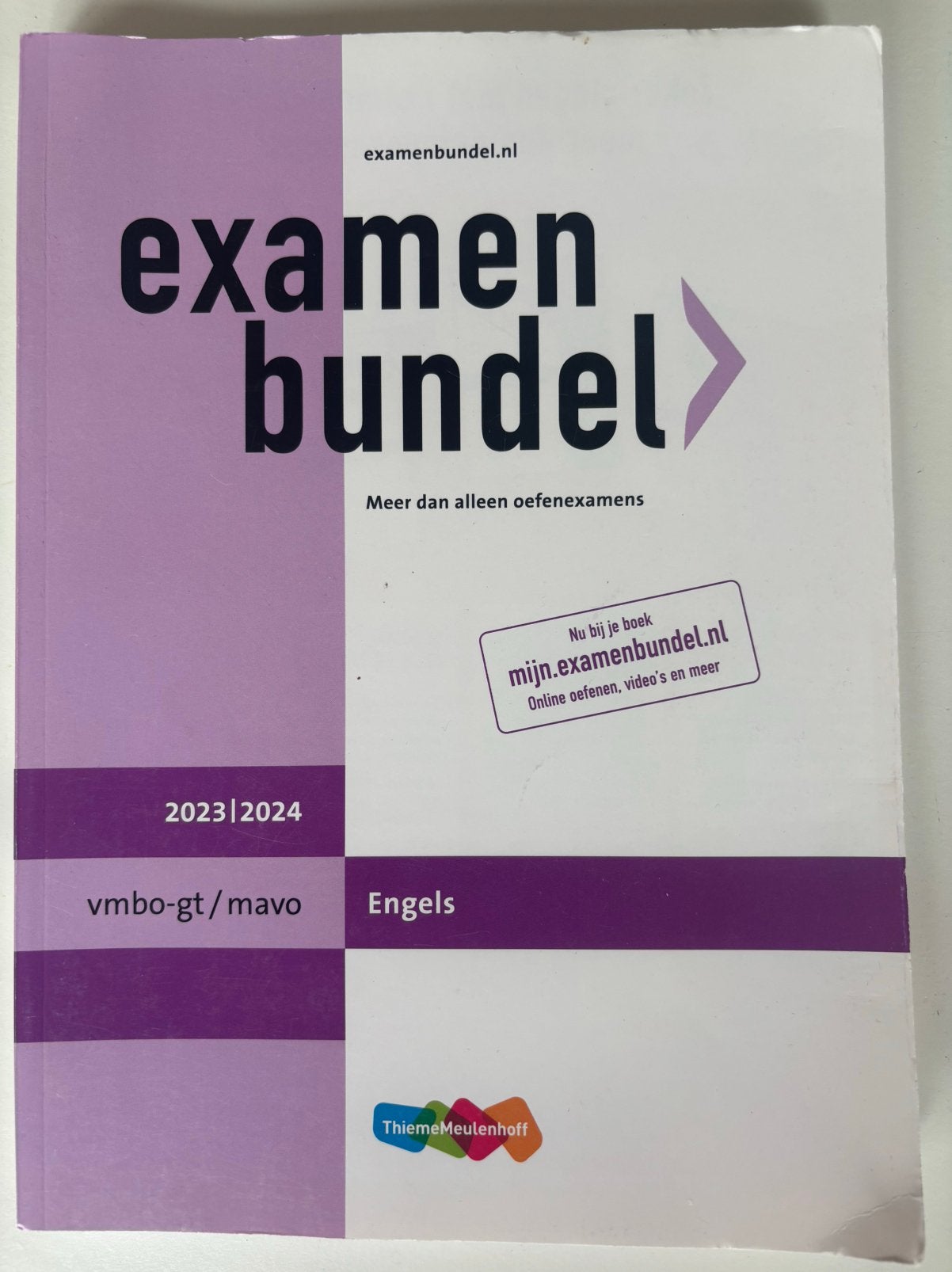 Examenbundel Engels VMBO GL/TL 2023/2024, Ophalen, Zo goed als nieuw, VMBO, Engels