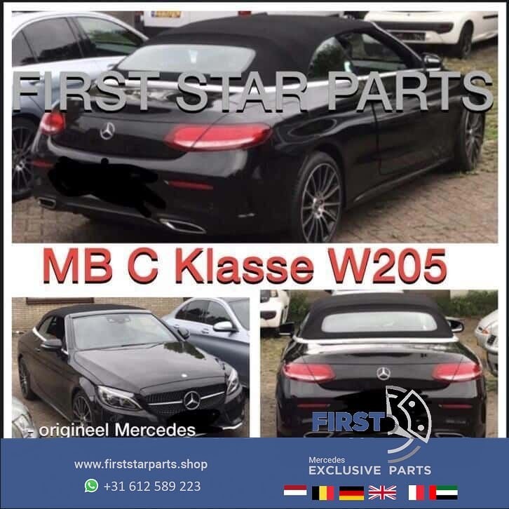 C205 compleet CabrioDak Mercedes C Klasse Cabrio 2018 / W205, Gebruikt, -, Ophalen of Verzenden, -