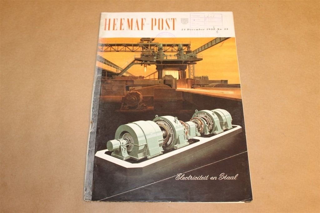 Zeldzaam magazine - Heemaf [Hengelo] fabriek - 1952 !!, Boeken, Techniek, Ophalen of Verzenden, Gelezen, Bouwkunde